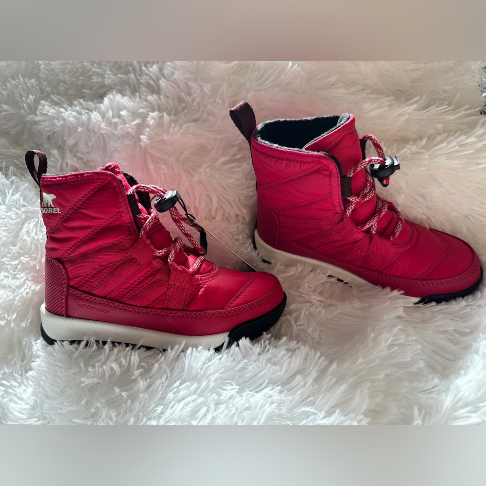 Sorel Kids' Cherry Red Snow Boots